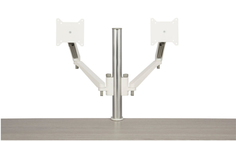 dual monitor arm stand