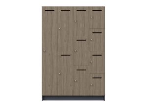 locker melamine storage