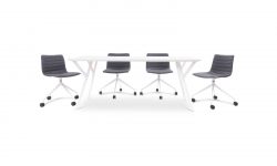 meeting table with chairs