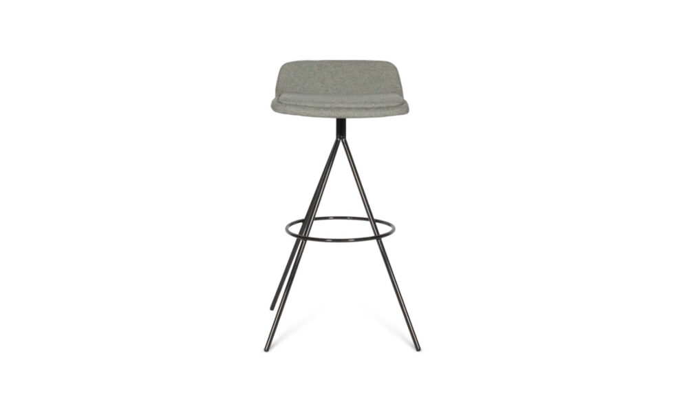 stool with powdercoat base