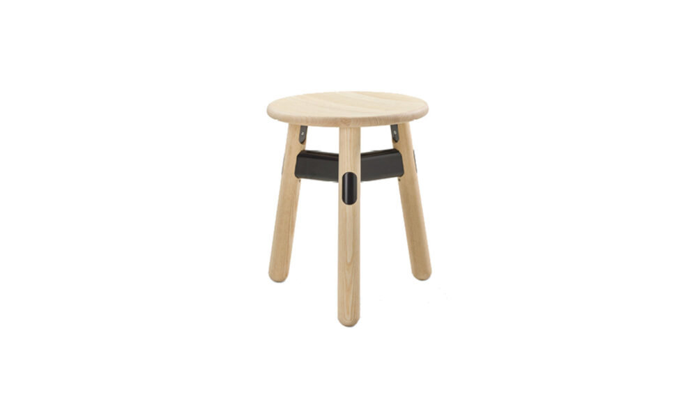 small timber stool