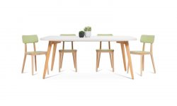 meeting table with timber legs