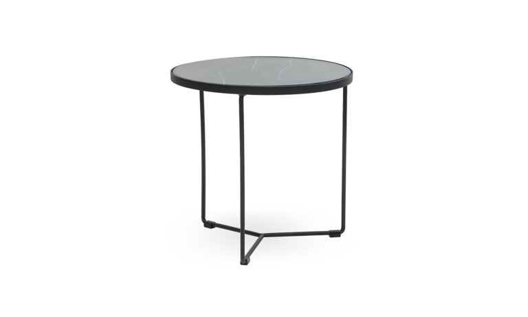 Piper Stone Black 500 dia Coffee Table