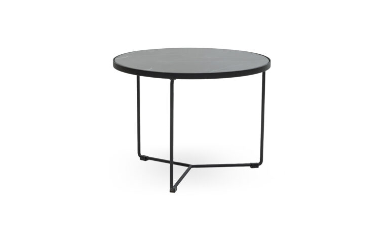 Piper Stone Black 600 dia Coffee Table