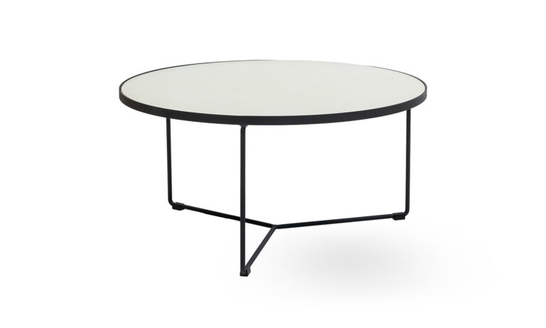 Piper Stone White 800 Dia Coffee Table
