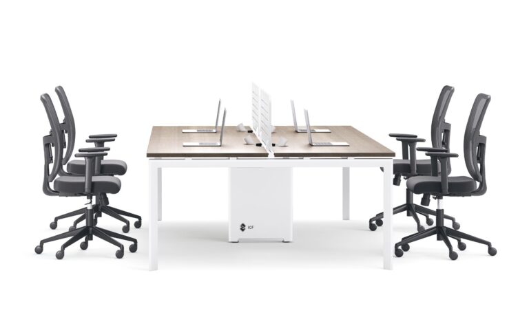 3 Energy White 4 Way Workstation (3)
