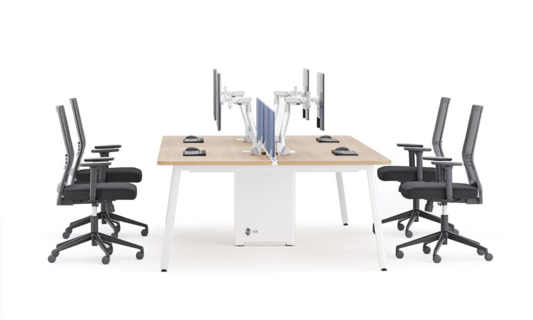 3 Orbit White 4 Way Workstation (3)
