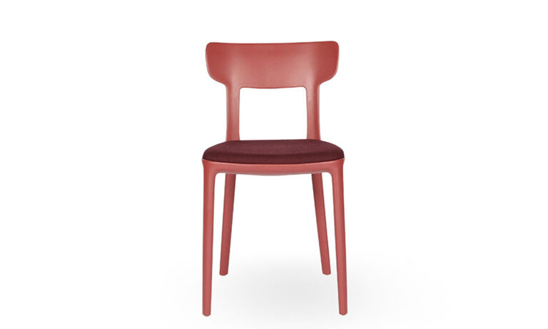 Front of Red CANOVA Visitors & Training Chair