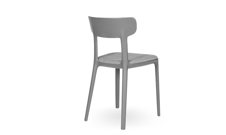 3/4 Back of Grey CANOVA Visitors & Training Chair