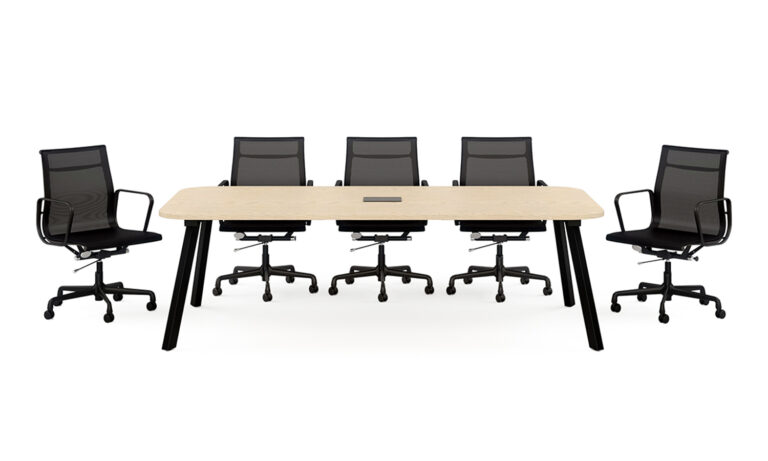 Front facing Envy meeting table black