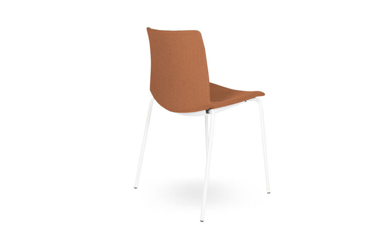 3/4 Back of KANVAS 4 LEG Visitors & Training Chair