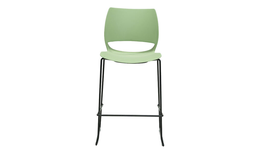 Front of White RIO Stool
