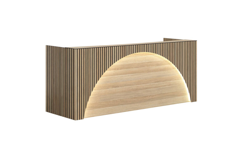 3/4 Front of Tate Reception Counter