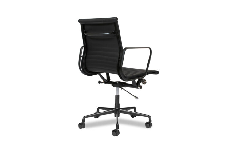 Back of Miles black executive meeting chair