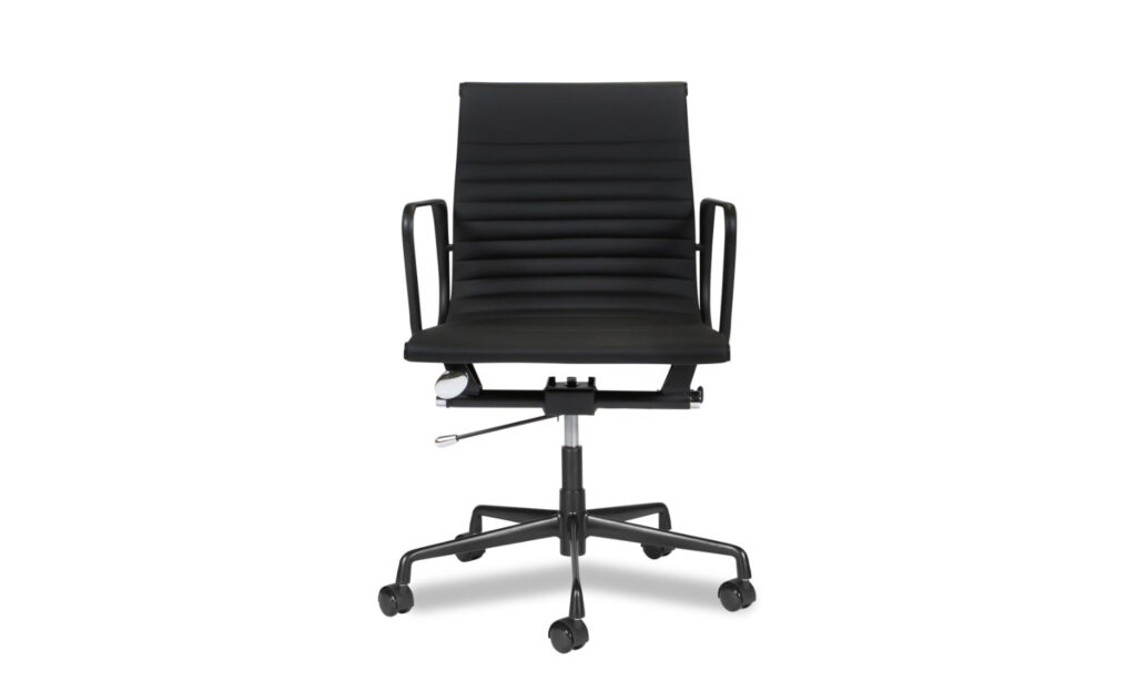 Front of Miles black executive meeting chair