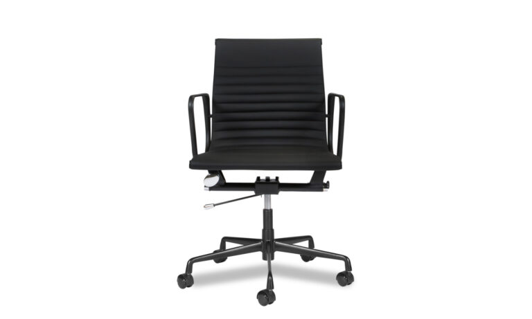 Front of Miles black executive meeting chair