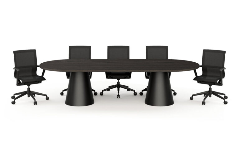 CONE Meeting Table with Task Chairs