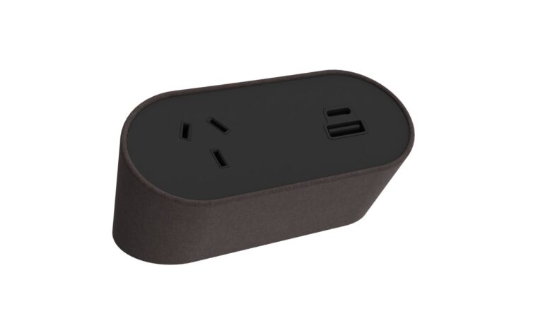 7 Nova Duo Black Fabric Wrap D, 1 GPO, 1 USB A_C