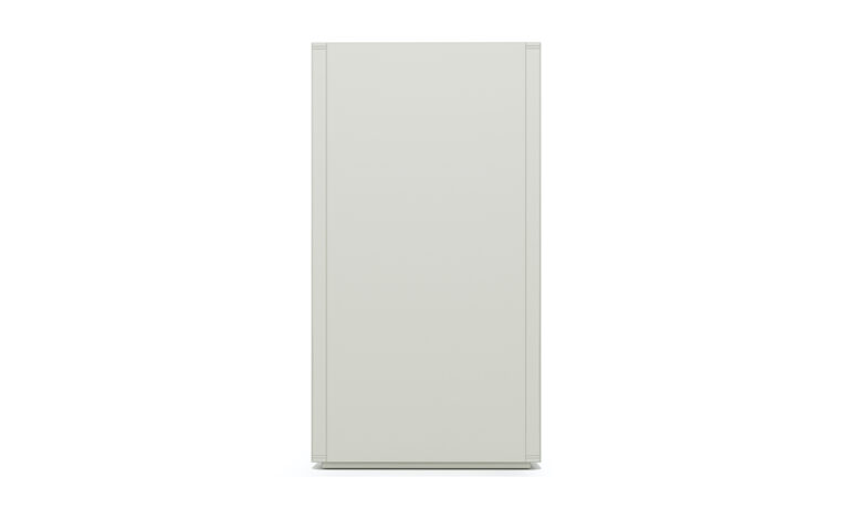 Side of White Qabin Call Acoustic Phone Booth