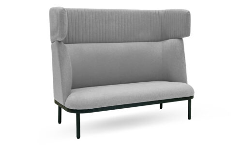 3/4 Front Grey Mia Soft Seating