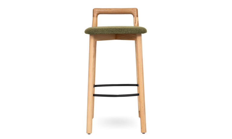 5 Orson Ash 650h with Green Fabric Seat Pad - Front