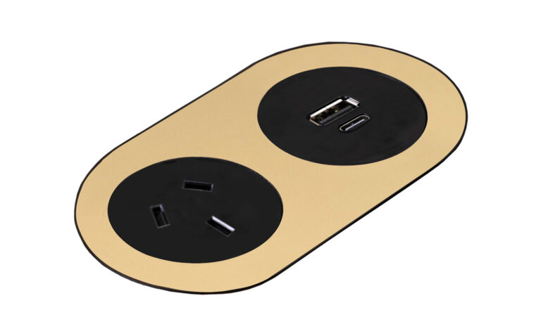 Echo Lux Duo Black Matt Brass USB A_C 1