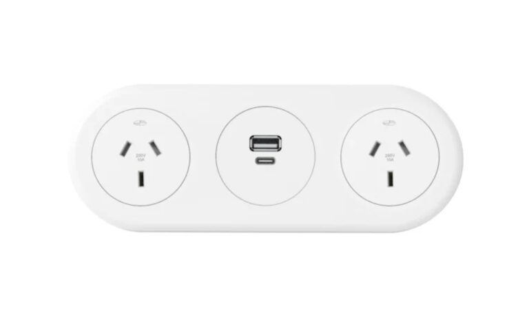 Echo Trio White - 2 GPO, 1 USB A_C 1