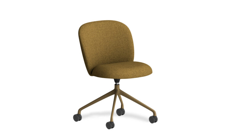 Volta Moss Upholstery 4 Star Moss Swivel - Side
