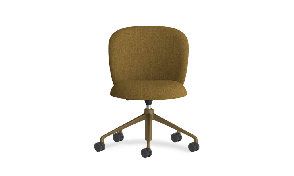 Volta Moss Upholstery 5 Star Moss Swivel - Front