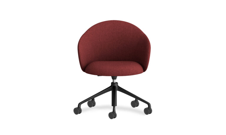 Volta Pink 5 Star Polished Swivel with Arms - Front-1