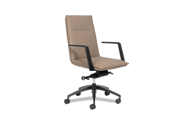 Xena Taupe Faux Leather - Side