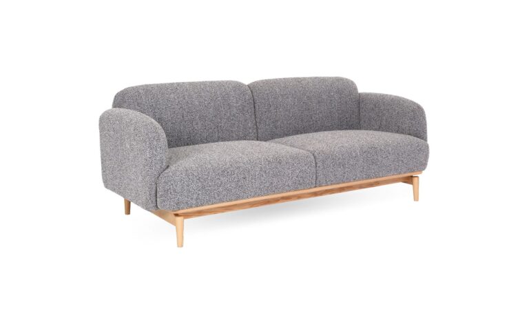 1 Zaya 3 Seater Charcoal Fabric No Cushions (2)