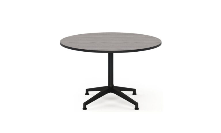 5 Nexus Round Black Meeting Table 900 Dia